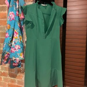Green work professional dress